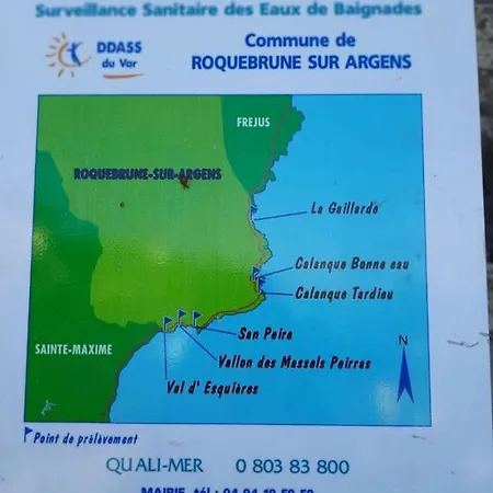 2 Chambres, Climatise, 450m De La Mer, 150m Du Centre St Aygulf Lägenhet